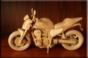 Motorrad Holz
